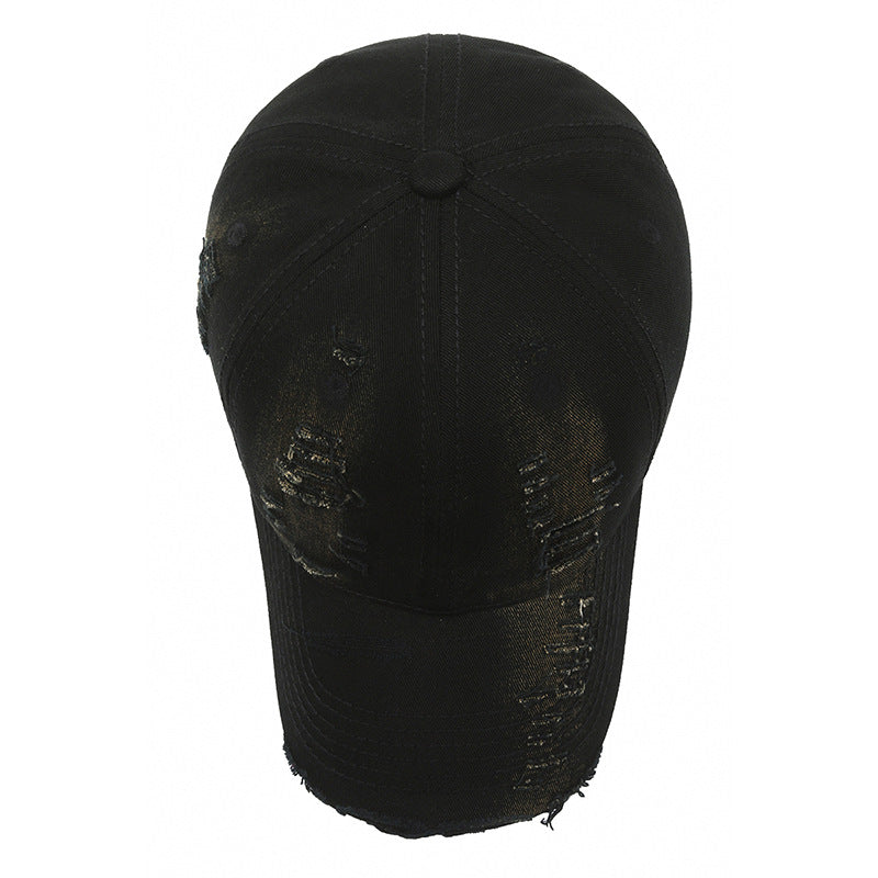 Street Hole Vintage Baseball Cap – Men's Washed Cowboy-HighTouch