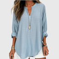 Lenara Linen Beach Shirt Luxe
