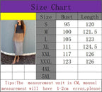 Loose Sleeveless Printed Color-block Crew Neck Long Dress-HighTouch