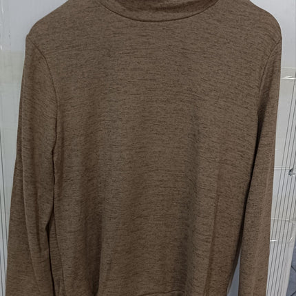 Maglione a maniche lunghe lavorato a maglia a tinta unita da donna