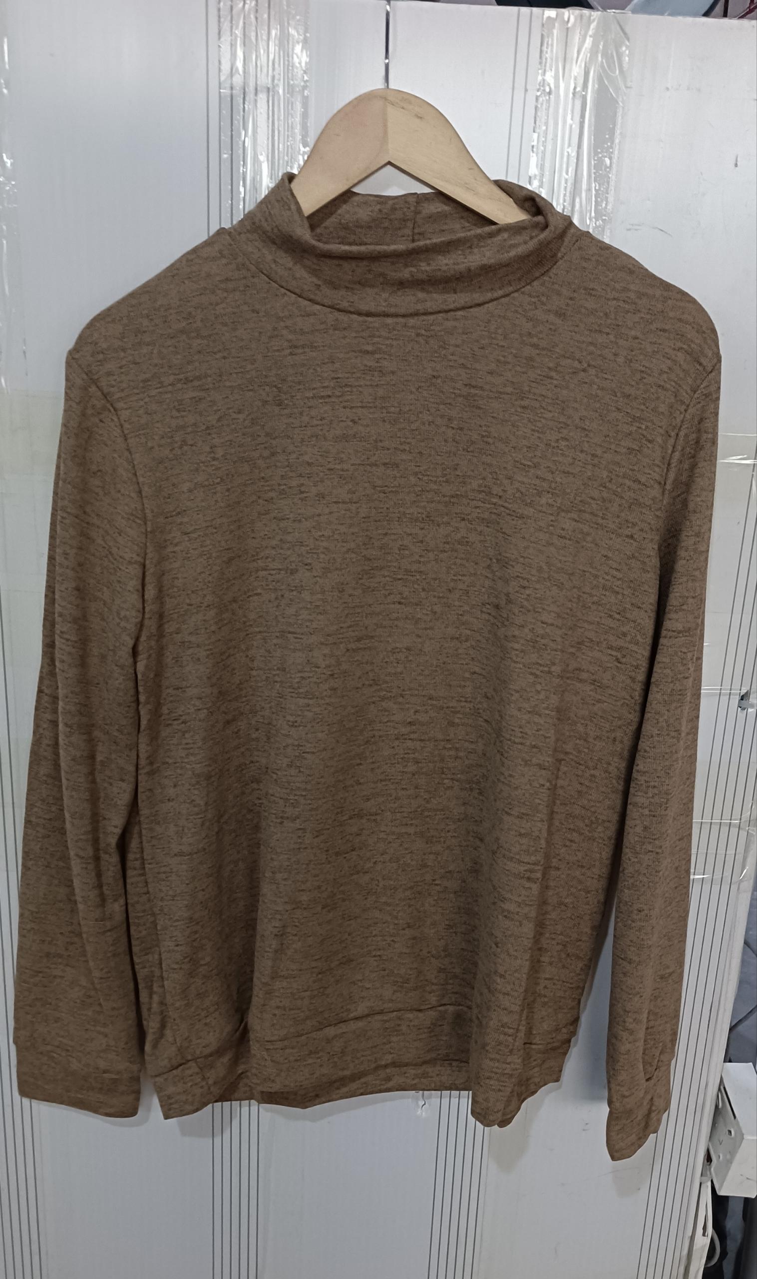 Women’s Solid Color Long Sleeve Knitted Pullover Sweater