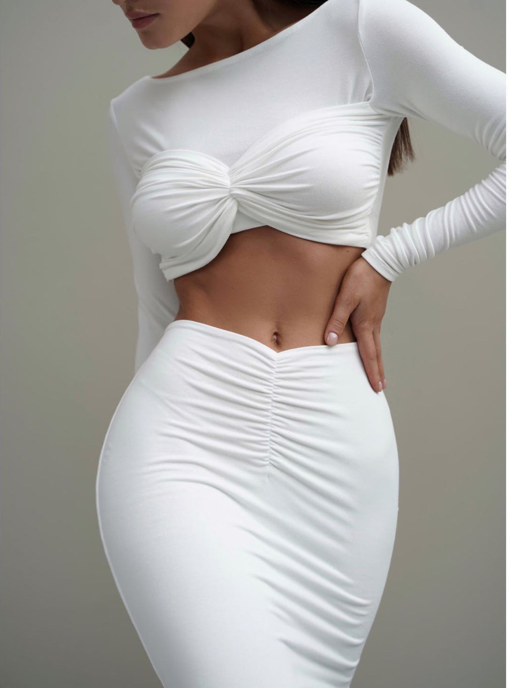 Women's High Elasticity Slim Fit Maxi Dress-HighTouch