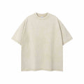 Women's Distressed Cotton Wool T-Shirt – Loose Fit Batik Style-HighTouch