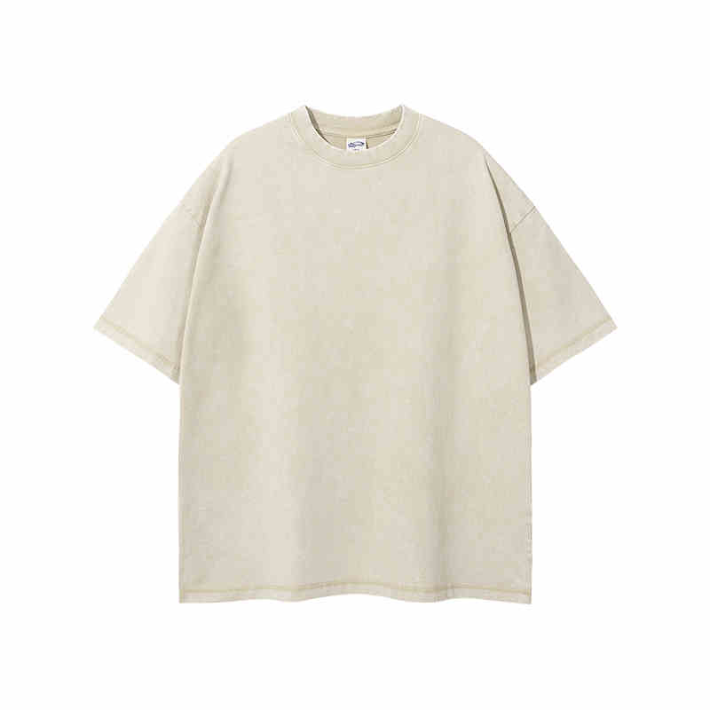 Women's Distressed Cotton Wool T-Shirt – Loose Fit Batik Style-HighTouch