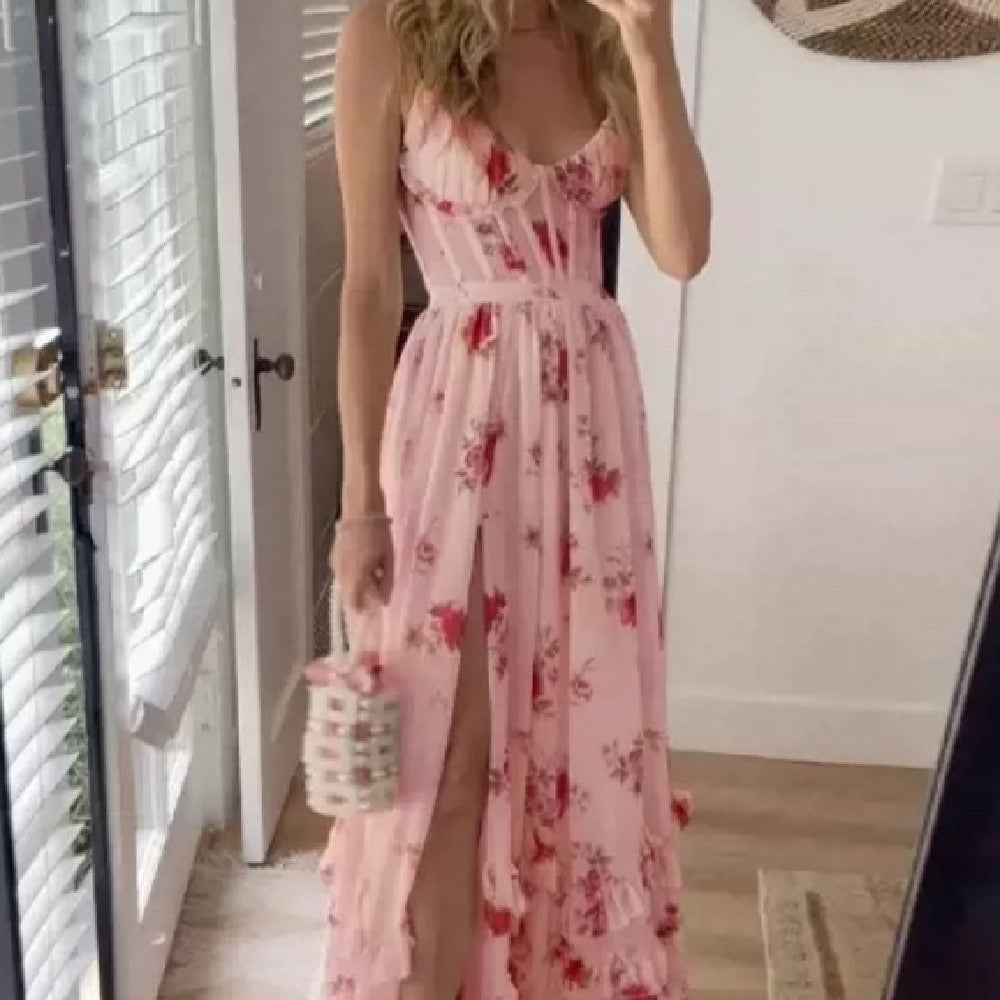 Women's Fashion Casual Printing Dress-HighTouch