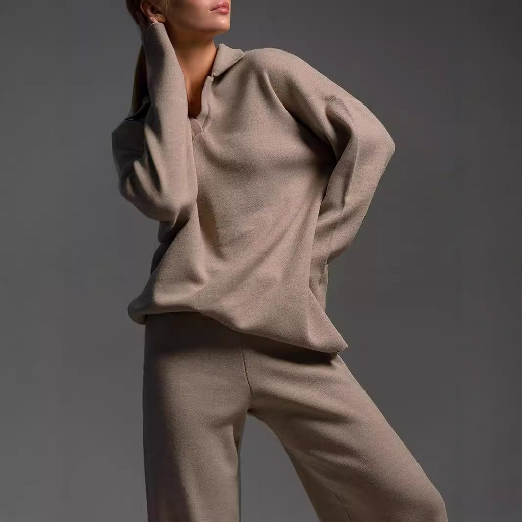 Women's Knitted Two-Piece Set-HighTouch