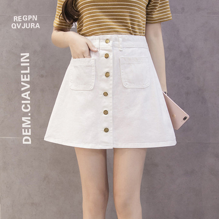 Women’s Slim Cotton Hip Skirt – High-Waist Bodycon Mini Skirt