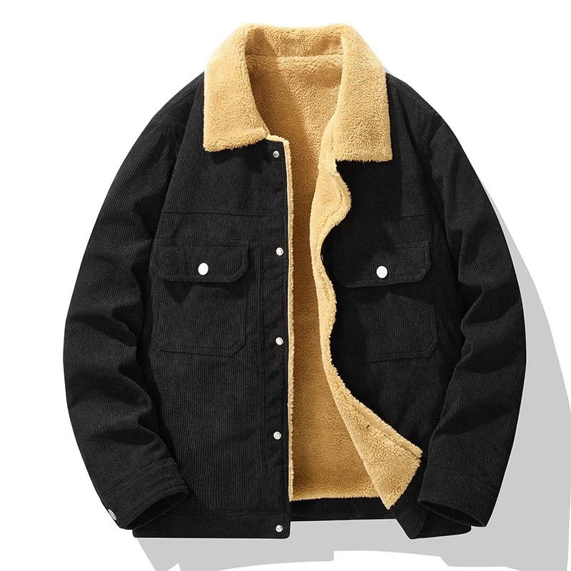 Men's Sherpa Lined Corduroy Jacket