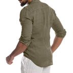 Cardigan long sleeve shirt men-HighTouch