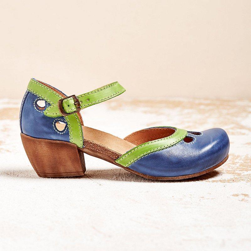 Comfortable Orthopedic Sandals with Low Heel-HighTouch