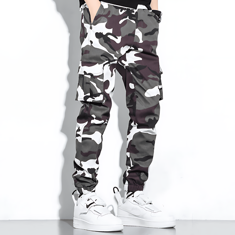Men's Camo Cargo Pants – Relaxed Fit