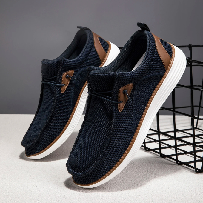 Men’s Leather Penny Loafers | Classic Slip-On Business Dress Shoes