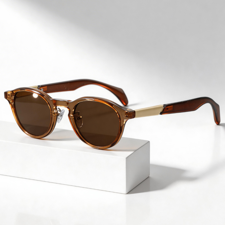 Unisex UV400 Retro Round Sunglasses – Adjustable Fit