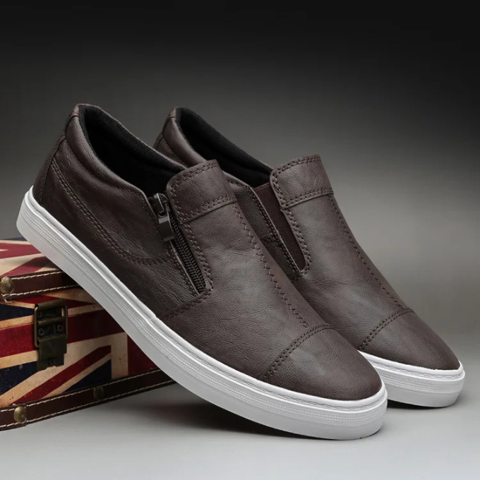 Men’s Zip Sneakers – Casual Comfort & Easy Wear
