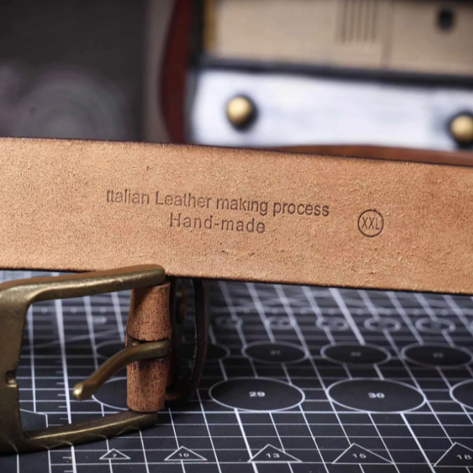 Men's 100% Cowhide Leather Belt | Italian Handmade