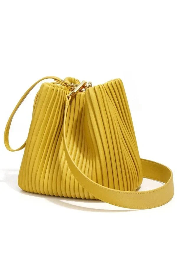 Celina Shoulder Bag - PU Leather Structured Convertible Carry