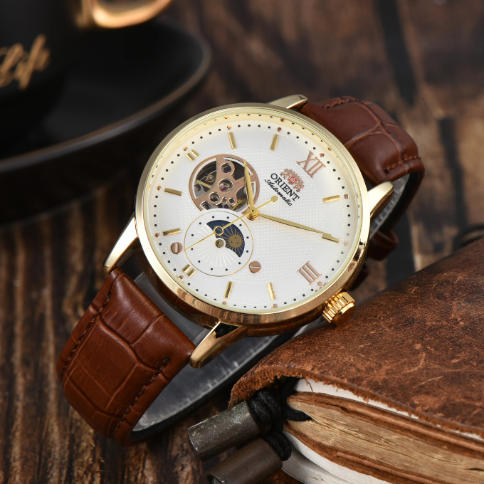 Men's Automatic Skeleton Watch – Solara Orient