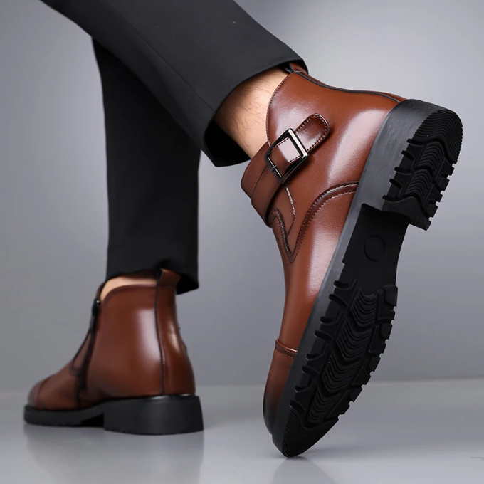 Men’s Leather Dress Boots – Smart Professional Style