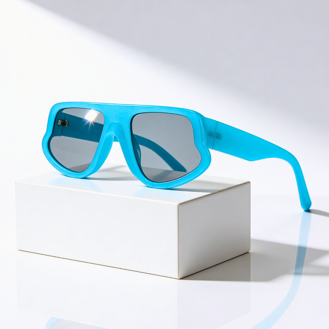 Women's Oversized UV400 Sunglasses – Gradient Acetate