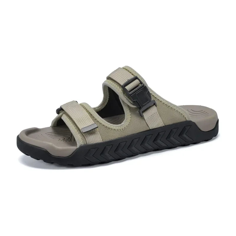 Men's Leather Outdoor Hiking Sports Sandals