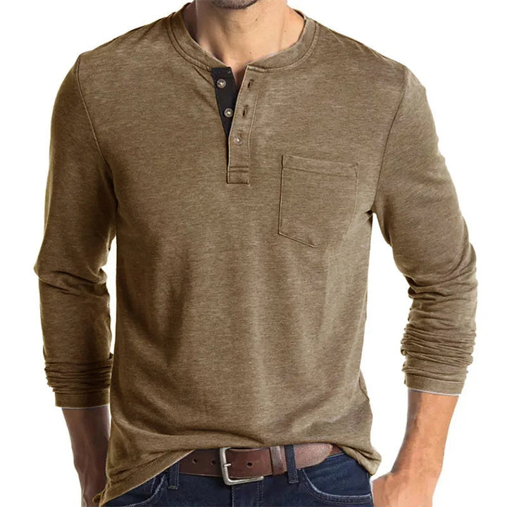 Men's Long Sleeve T-Shirt – Soft Cotton Comfort