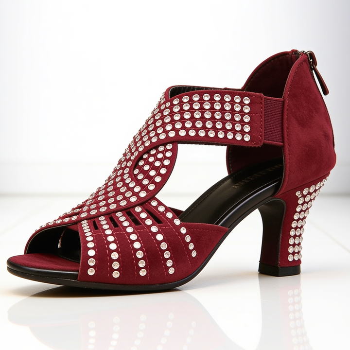 Women's Chelsea Lake Rhinestone Heels – Cushioned
