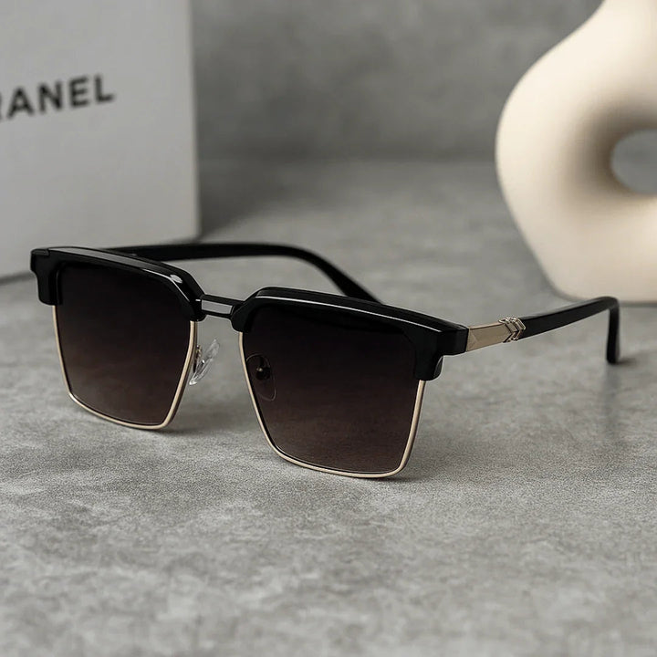 Unisex UV400 Square Sunglasses – Gradient Lenses
