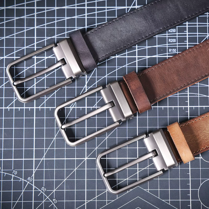 Men's Full-Grain Leather Belt – Buckhorn