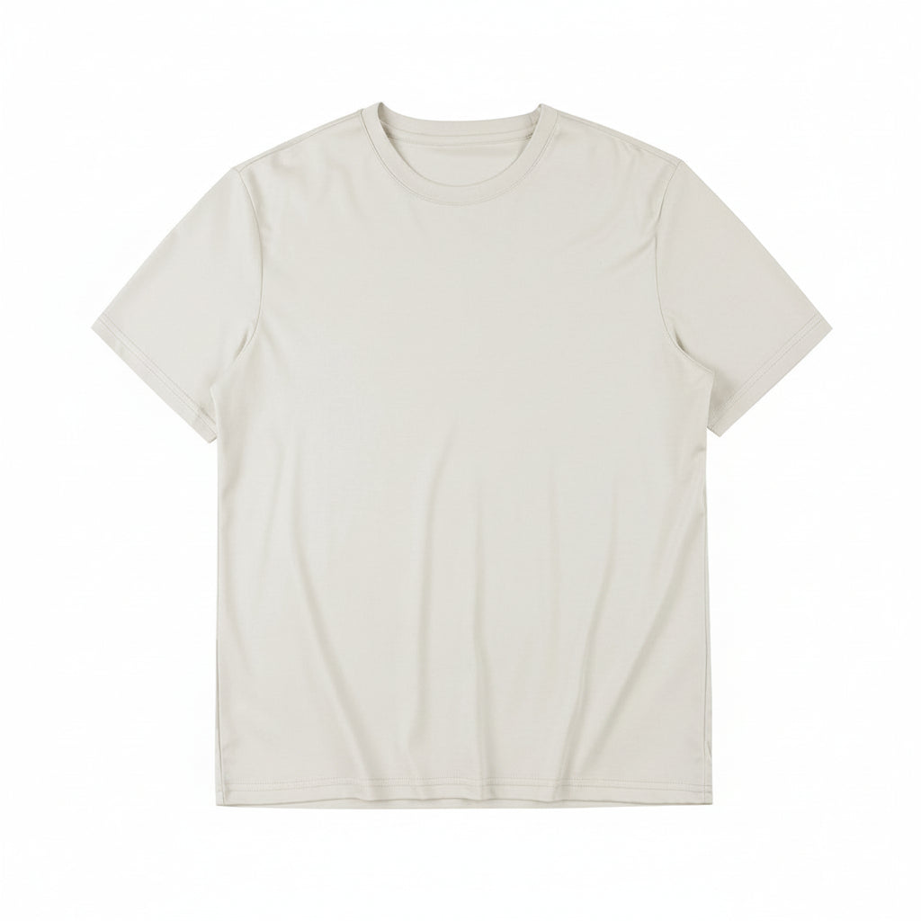 Men's Drop-Shoulder Cotton Tee – Loose Fit Summer Casual-HighTouch