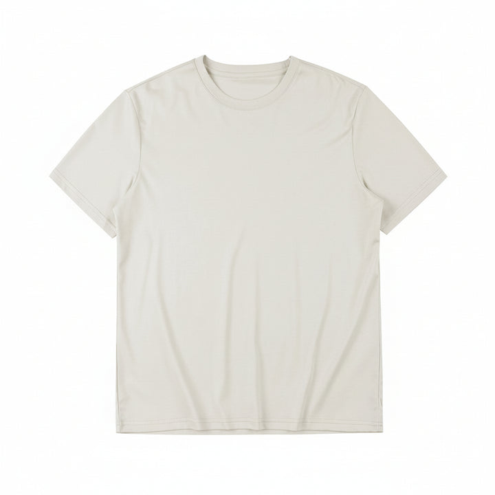 Men's Drop-Shoulder Cotton Tee – Loose Fit Summer Casual-HighTouch