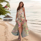 Waist Slimming Sling Irregular Dress-HighTouch