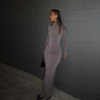 Pleated Waist Dress UK-HighTouch