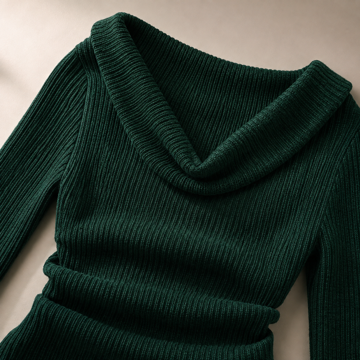 Rowan Contour Knit - Women's Ribbed Long Sleeve Top