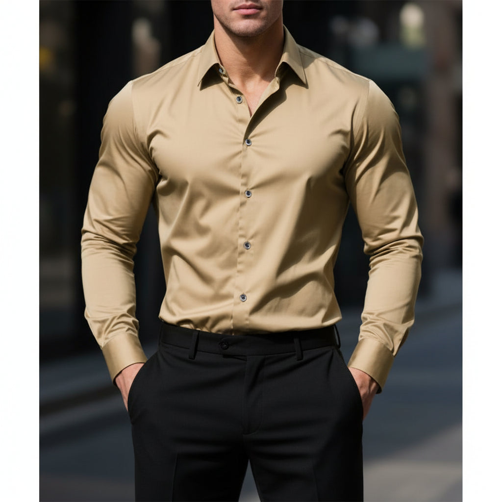 Men’s Casual Stretch Cardigan Jacket – Comfortable Everyday Style-HighTouch