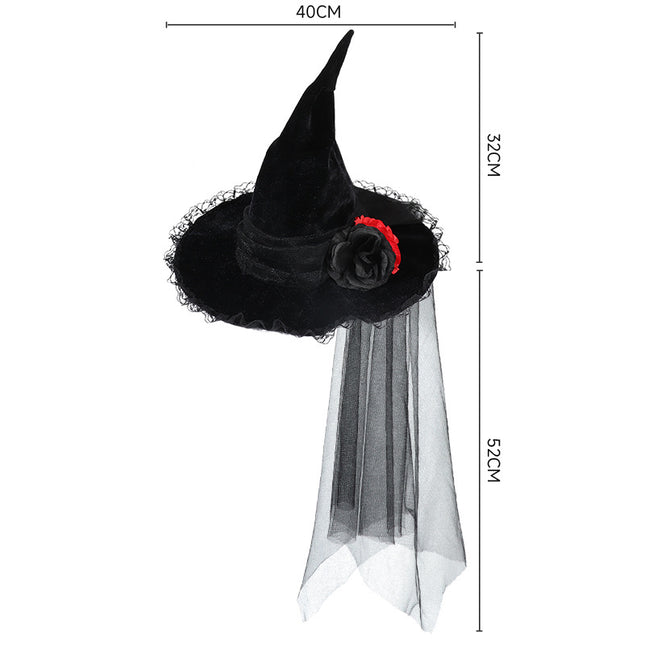Baroque Witch Hat Costume Accessory