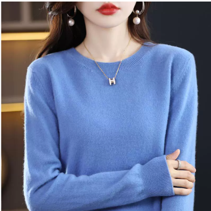 Completo Donna Pantaloni Larghi a Maglia – Abito Casual Due Pezzi in Maglia