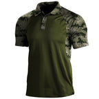 Polo Shirt Lapel Zipper Short-sleeved T-shirt Men-HighTouch