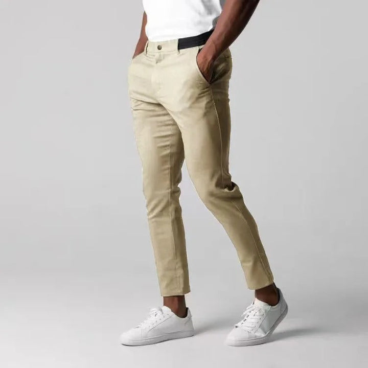 Men's Chino Trousers – Classic Cotton Fit