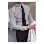 Spring Seersucker Series Shirt Men-HighTouch