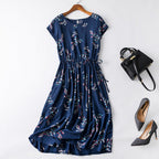 Cotton silk dress-HighTouch