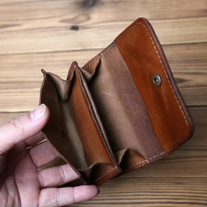 Men's Full-Grain Leather Wallet – Bison Ridge