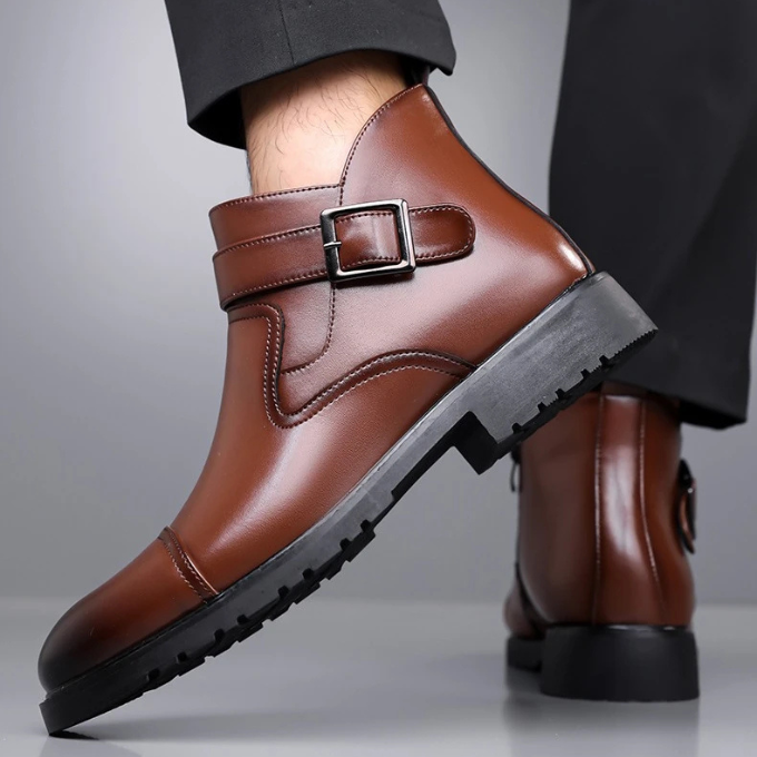 Men’s Leather Dress Boots – Smart Professional Style