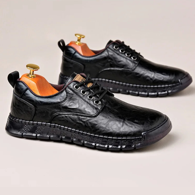 Men’s Full-Grain Leather Shoes – Smart Comfort
