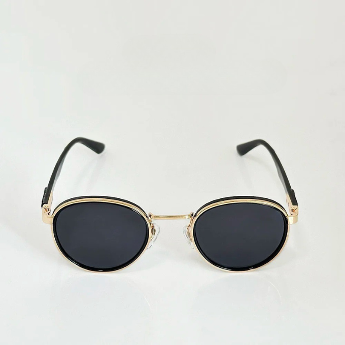 Men's Round Sunglasses – Belmont Retro Metal Frame