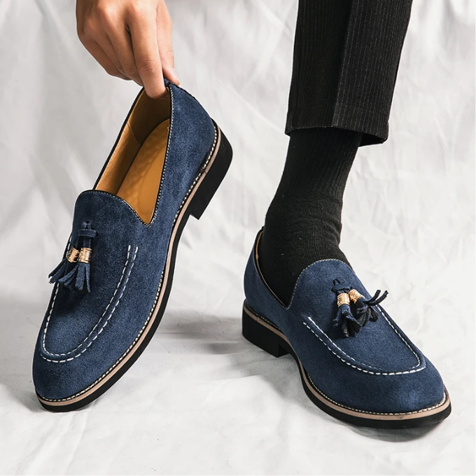 Men’s Velvet Loafers – Elegant Slip-On Style