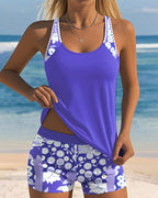 Melanie | Two-Piece Swimsuit with Comfortable Fit and Floral Beach Style