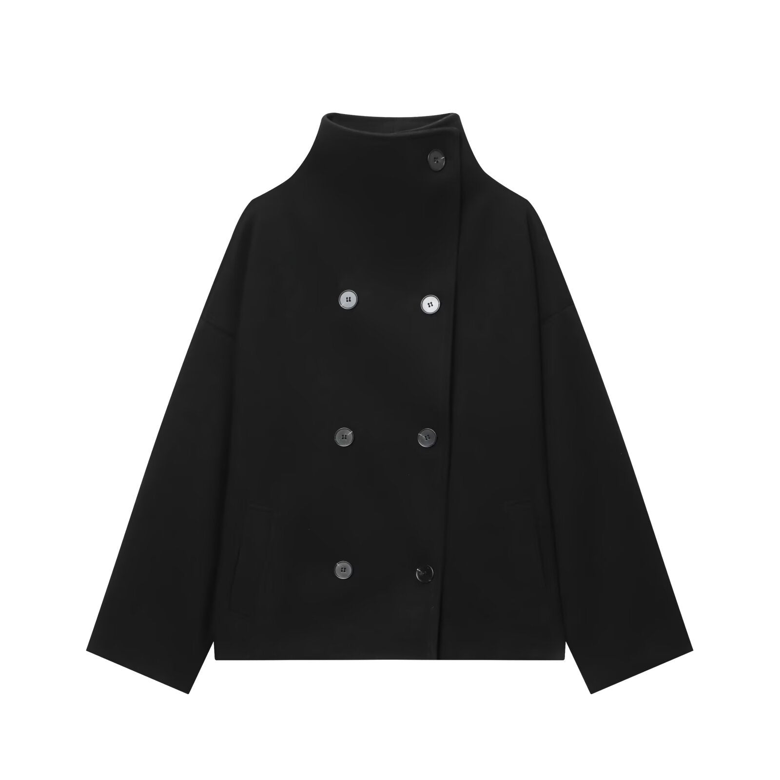 Women’s High Neck Button Knit Top