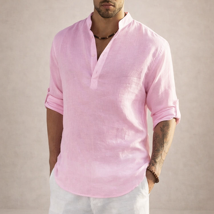 Men's White Formal Shirt - Premium Slim Fit Dress Shirt