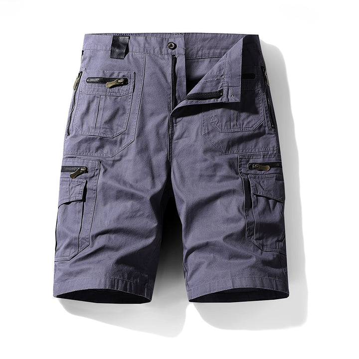 Men's Fashion Simple Multi-pocket Cotton Pants-HighTouch