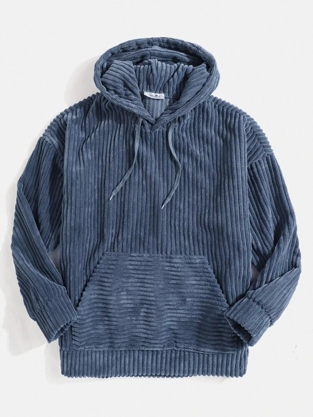 Men’s Corduroy Hoodie Jacket Plus Size-HighTouch